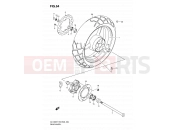 SUZUKI DL1000 K8 (2008) V-Strom (E03,E28,E33) 64 - REAR WHEEL