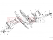 DUCATI Streetfighter V2 Rear footrests