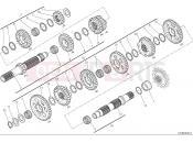 DUCATI Streetfighter V2 Gear box