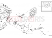 DUCATI 2025 Streetfighter V4 Front sprocket & chain