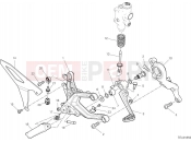 DUCATI 2025 Streetfighter V4 Right footrest