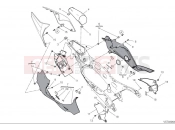 DUCATI 2025 Streetfighter V4 Rear fairings (Japan)