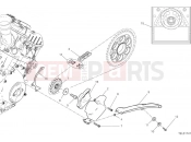 DUCATI 2025 Streetfighter V4 S Front sprocket & chain