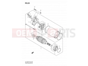 SUZUKI DL1000 K9 (2009) V-Strom (E02,E19,E24) 25 - STARTING MOTOR