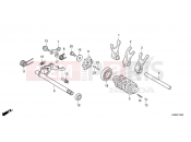 HONDA CB125R NEO SPORTS CAFÉ (CBF125NAT) 2026 E-19 GEARSHIFT DRUM