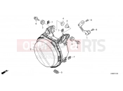 HONDA CB125R NEO SPORTS CAFÉ (CBF125NAT) 2026 F-1 HEADLIGHT