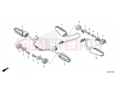 HONDA CB125R NEO SPORTS CAFÉ (CBF125NAT) 2026 F-35 WINKER