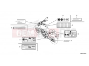 HONDA CB125R NEO SPORTS CAFÉ (CBF125NAT) 2026 F-49 CAUTION LABEL