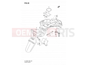 SUZUKI DL1000 K9 (2009) V-Strom (E02,E19,E24) 48 - REAR FENDER