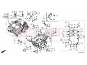 HONDA AFRICA TWIN 1100 DCT (CRF1100DT) 2026 E-15 CRANKCASE