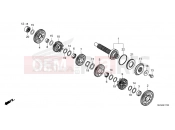 HONDA AFRICA TWIN 1100 DCT (CRF1100DT) 2026 E-17-20 TRANSMISSION (COUNTERSHAFT) (DCT)
