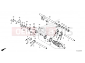 HONDA AFRICA TWIN 1100 DCT (CRF1100DT) 2026 E-19-1 GEARSHIFT DRUM (2)
