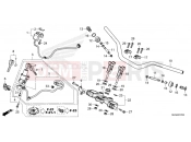HONDA AFRICA TWIN 1100 DCT (CRF1100DT) 2026 F-7 HANDLE PIPE/TOP BRIDGE