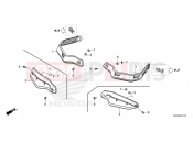 HONDA AFRICA TWIN 1100 DCT (CRF1100DT) 2026 F-7-10 KNUCKLE GUARD