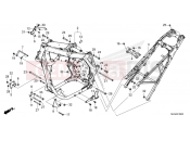 HONDA AFRICA TWIN 1100 DCT (CRF1100DT) 2026 F-39 FRAME BODY