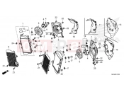 HONDA AFRICA TWIN 1100 DCT (CRF1100DT) 2026 F-41 RADIATOR
