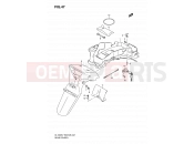 SUZUKI DL1000 K9 (2009) V-Strom (E03,E28,E33) 47 - REAR FENDER