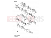 SUZUKI DL1000 L0 (2010) V-Strom (E03,E28,E33) 23 - TRANSMISSION