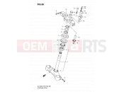 SUZUKI DL1000 L0 (2010) V-Strom (E03,E28,E33) 56 - STEERING STEM