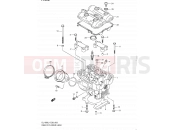 SUZUKI DL1000 L1 (2011) V-Strom (E03,E28,E33) 3 - REAR CYLINDER HEAD
