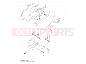 SUZUKI DL1000 L1 (2011) V-Strom (E03,E28,E33) 50 - SIDE COWL INSTALLATION PARTS