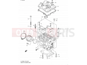 SUZUKI DL1000 L1 (2011) V-Strom (E24) 3 - REAR CYLINDER HEAD