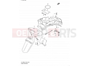 SUZUKI DL1000 L1 (2011) V-Strom (E24) 46 - REAR FENDER