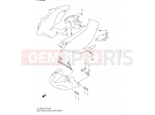 SUZUKI DL1000 L1 (2011) V-Strom (E24) 50 - SIDE COWL INSTALLATION PARTS