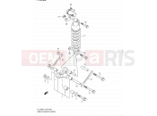 SUZUKI DL1000 L1 (2011) V-Strom (E24) 62 - REAR CUSHION LEVER