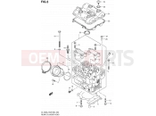 SUZUKI DL1000 L2 (2012) V-Strom (E03,E28,E33) 3 - REAR CYLINDER HEAD