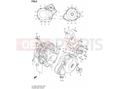 SUZUKI DL1000 L2 (2012) V-Strom (E03,E28,E33) 6 - CRANKCASE COVER
