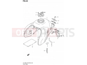 SUZUKI DL1000 L2 (2012) V-Strom (E03,E28,E33) 43 - FUEL TANK (DL1000L2 E28)