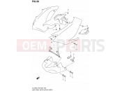 SUZUKI DL1000 L2 (2012) V-Strom (E03,E28,E33) 56 - SIDE COWL INSTALLATION PARTS