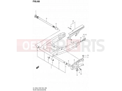 SUZUKI DL1000 L2 (2012) V-Strom (E03,E28,E33) 68 - REAR SWINGINGARM