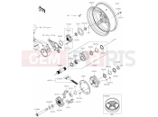 KAWASAKI 2026 39 Rear Hub