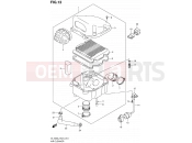 SUZUKI DL1000 L2 (2012) V-Strom (E24) 13 - AIR CLEANER