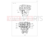 KAWASAKI 2026 14 Crankcase Bolt Pattern