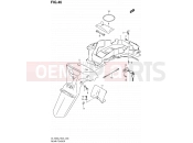 SUZUKI DL1000 L2 (2012) V-Strom (E24) 46 - REAR FENDER