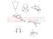 KAWASAKI 2026 64 Decals(Green)