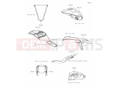 KAWASAKI 2026 65 Decals(Gray)