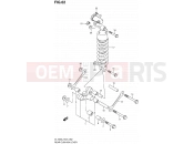 SUZUKI DL1000 L2 (2012) V-Strom (E24) 62 - REAR CUSHION LEVER