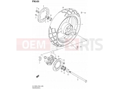 SUZUKI DL1000 L2 (2012) V-Strom (E24) 63 - REAR WHEEL
