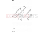 SUZUKI DL1000A L4 (2014) V-Strom (E03,E28,E33) 58 - FRAME COVER