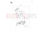KAWASAKI 2025 73 Accessory(Pillion Seat Cover)