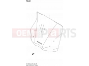SUZUKI DL1000A L4 (2014) V-Strom (E03,E28,E33) 91 - WIND SCREEN (OPTIONAL)