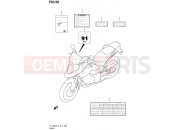 SUZUKI DL1000A L4 (2014) V-Strom (E14) 50 - LABEL
