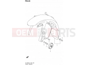 SUZUKI DL1000A L4 (2014) V-Strom (E24) 43 - FRONT FENDER