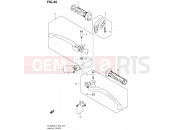 SUZUKI DL1000A L4 (2014) V-Strom (E24) 45 - HANDLE LEVER