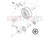 KAWASAKI 2025 39 Rear Hub