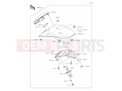 KAWASAKI 2025 71 Accessory(Pillion Seat Cover)